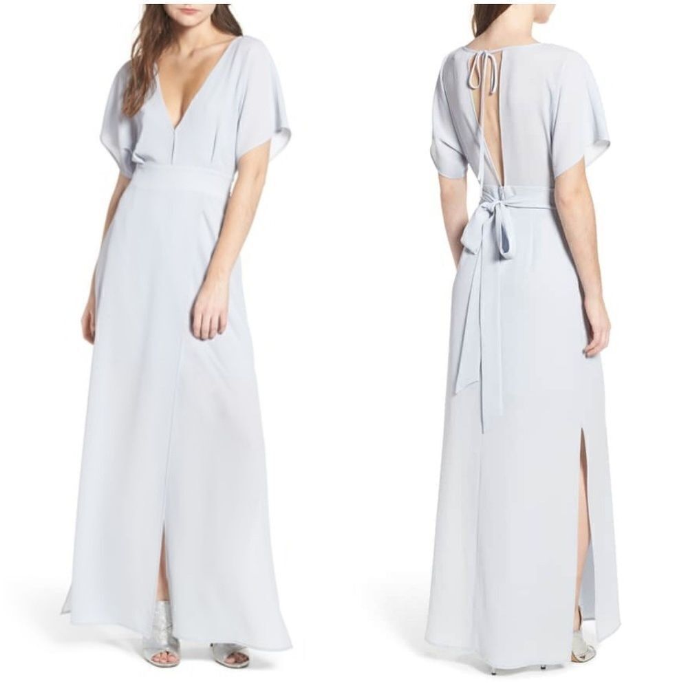 Wayf Carrara Slit  Maxi Dress sz Small